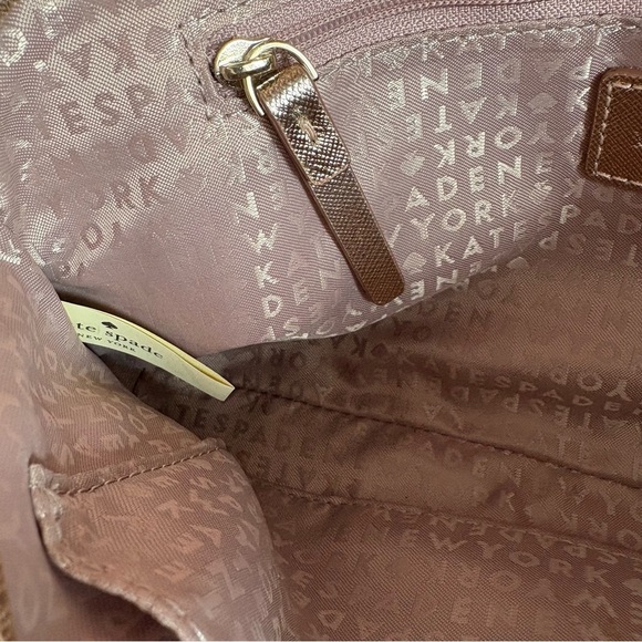 Kate Spade Gold Metallic Shoulder Bag with Chain Strap EUC - Picture 9 of 9